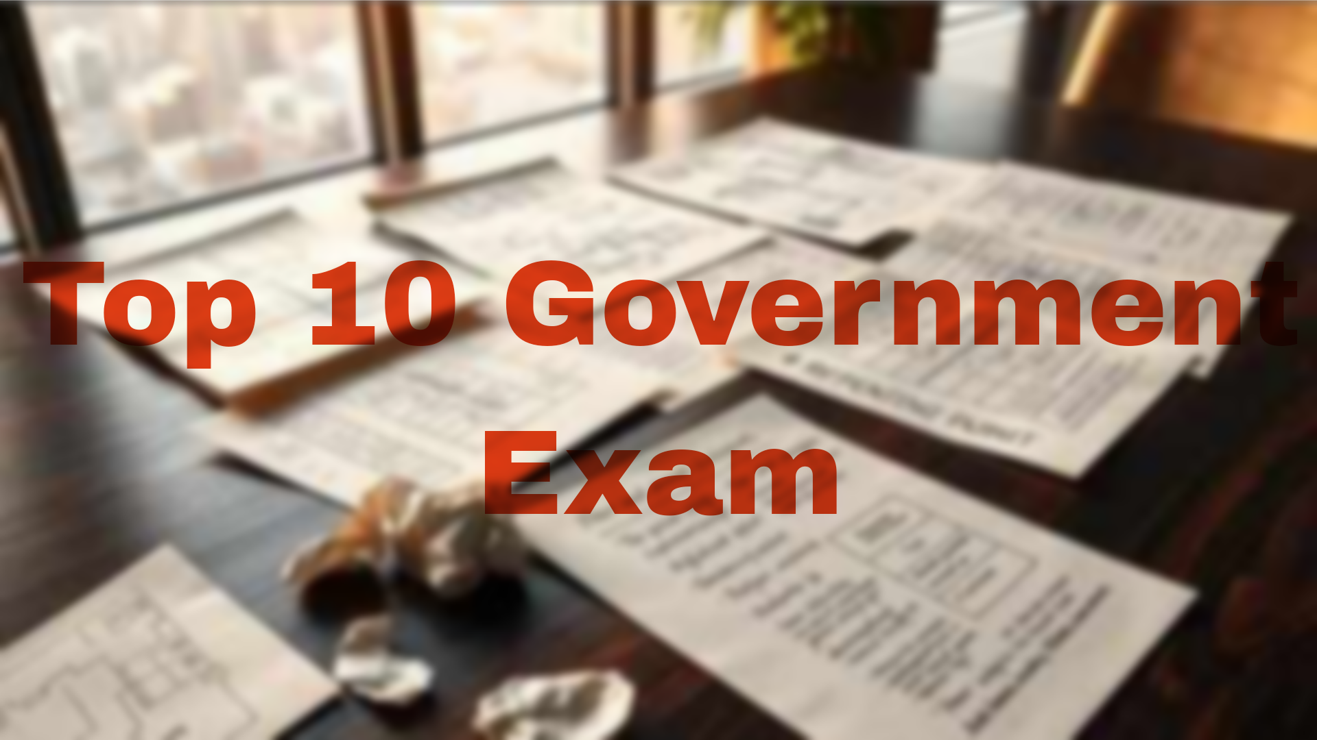top government exams after graduation